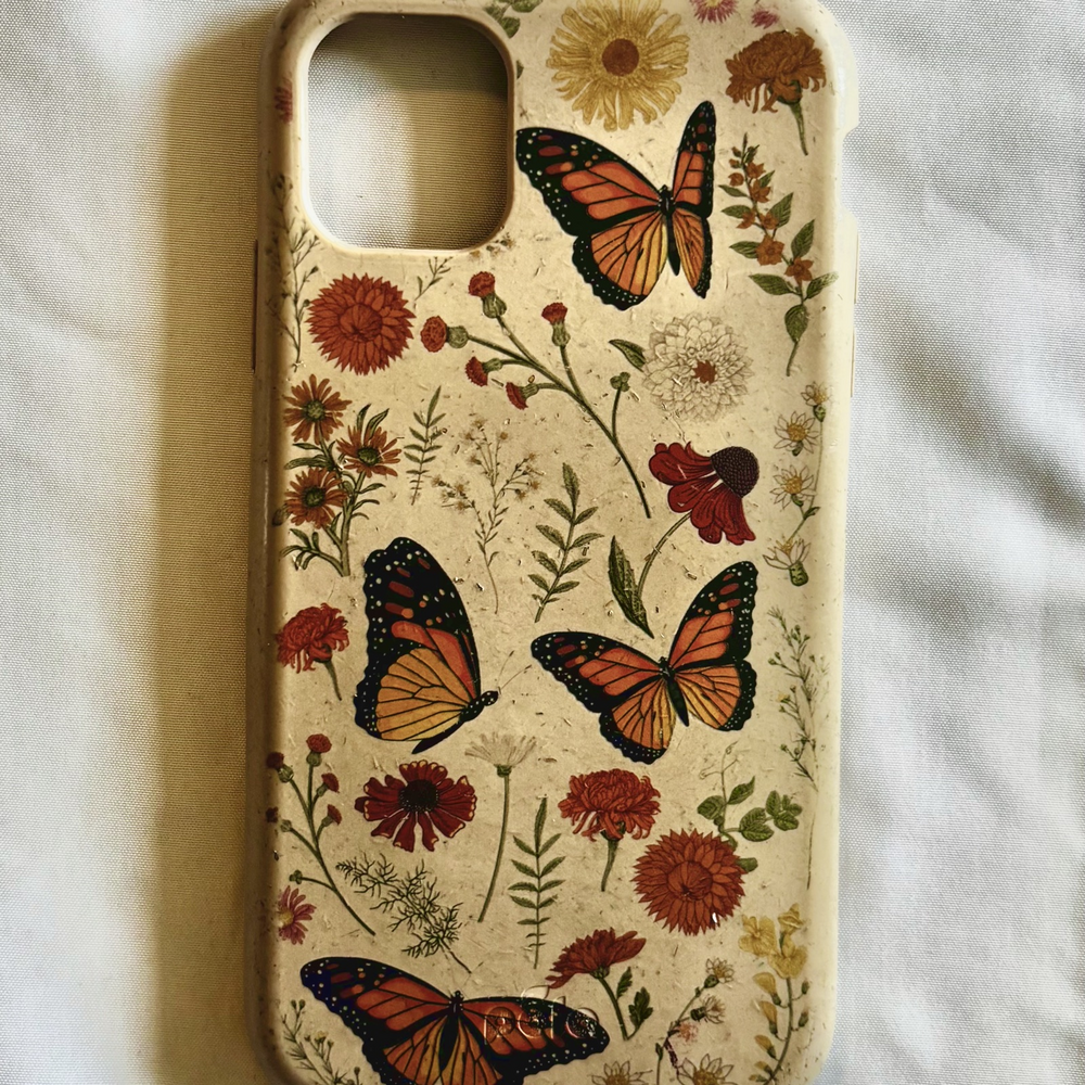 Pela Case iPhone 11 Pro Max Butterfly Floral Compostable Phone Case